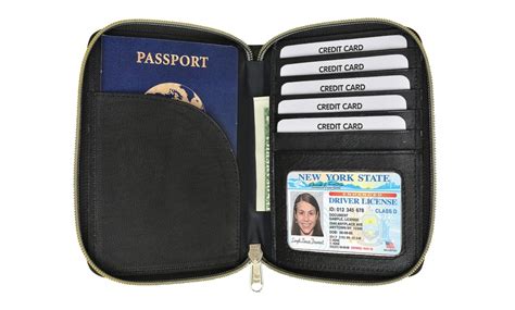 afonie rfid brown color travel protected zip around passport cove|RFID Travel Zip Around Passport Cover.